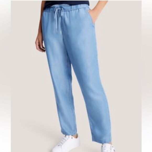 Tommy Hilfiger Vintage Green Linen Pants(Size Small) - Picture 1 of 7